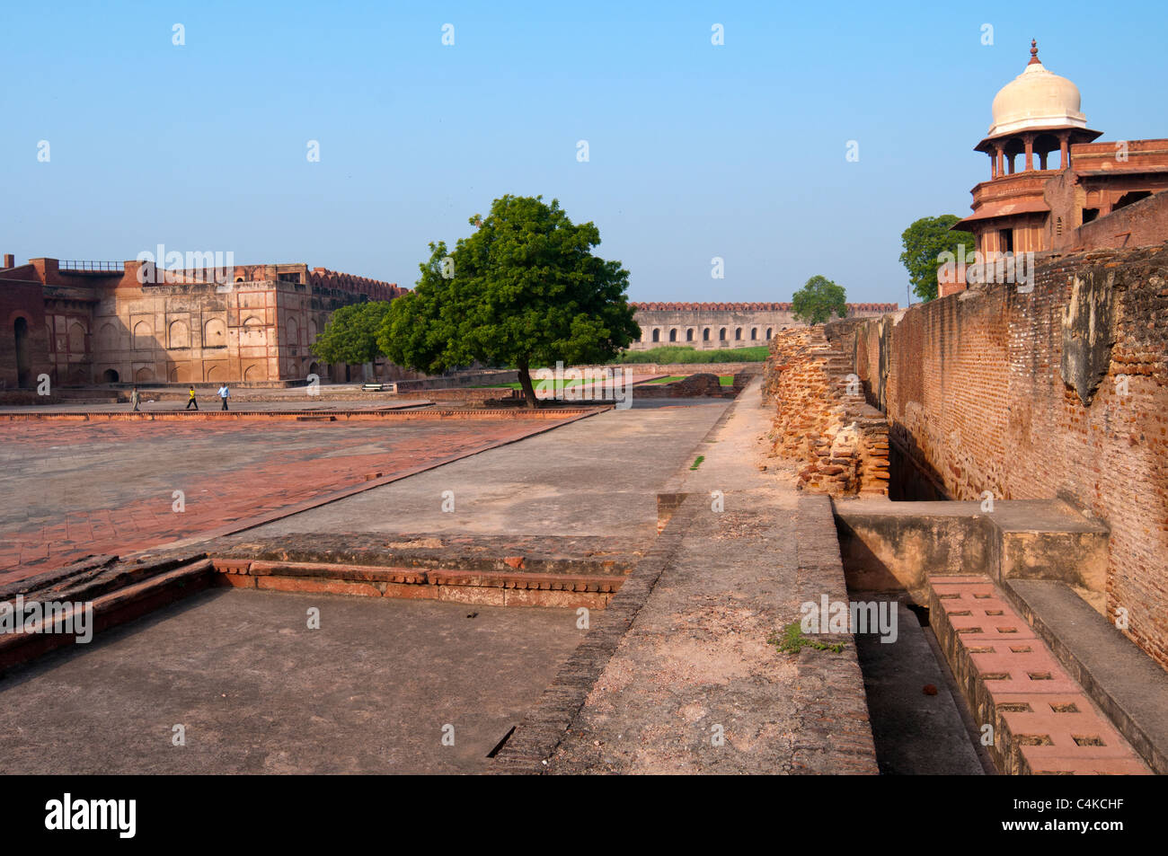 Red Fort (Agra Fort), Uttar Pradesh, Agra, District, India Stock Photo