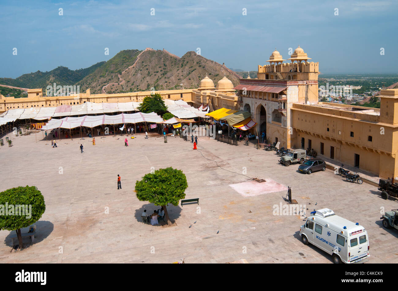 Amber Fort, Jaipur, Rajasthan, India, Asia Stock Photo