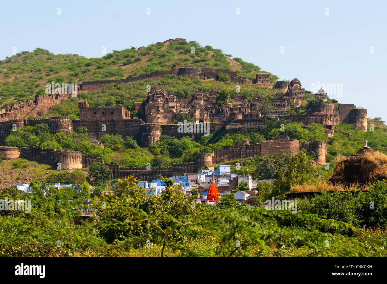 Indergarh Fort, Indergarh near by Kota, Rajasthan, India, Asia Stock Photo