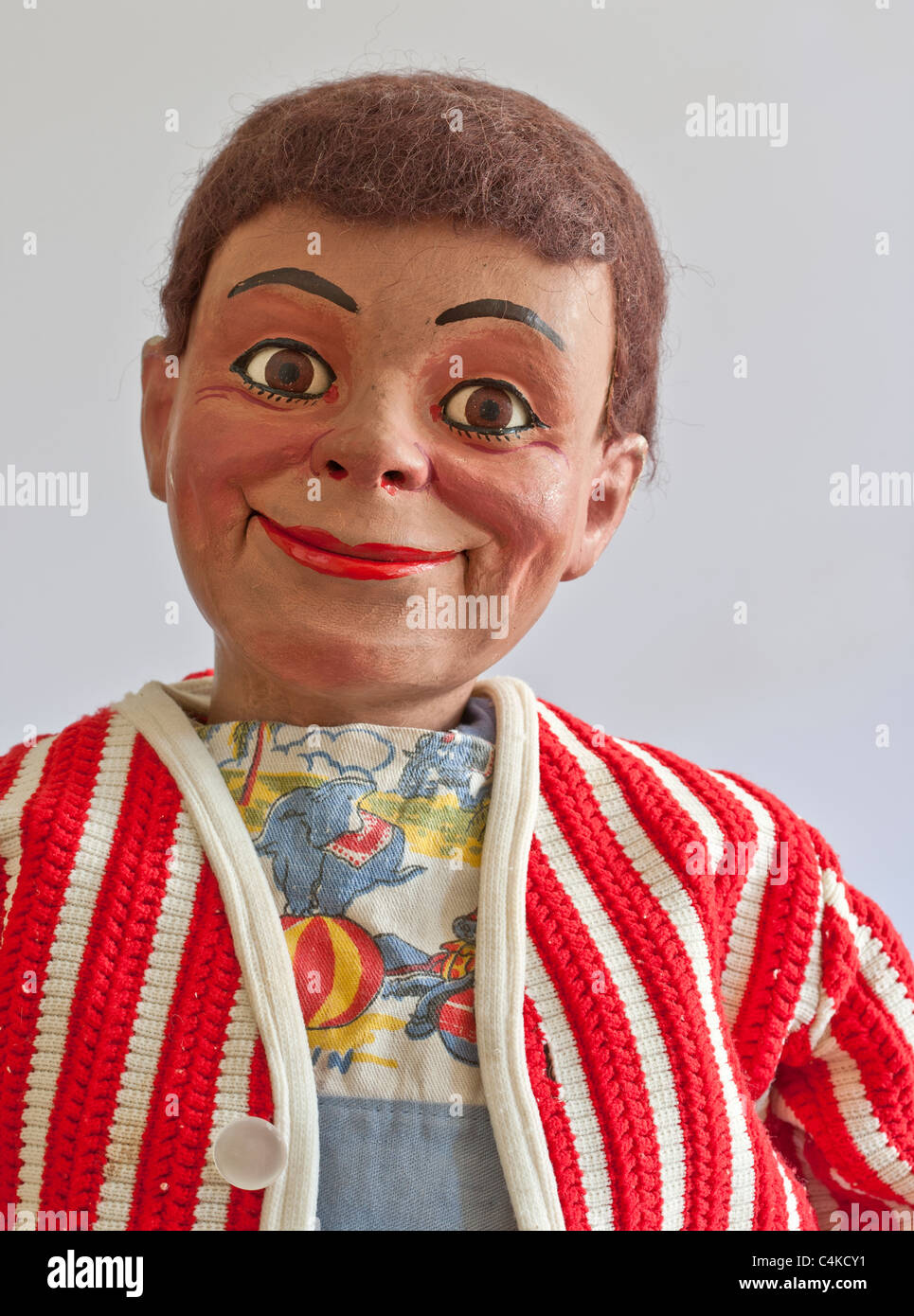 Portrait of Jonathan, a ventriloquist's doll made by the legendary Mr