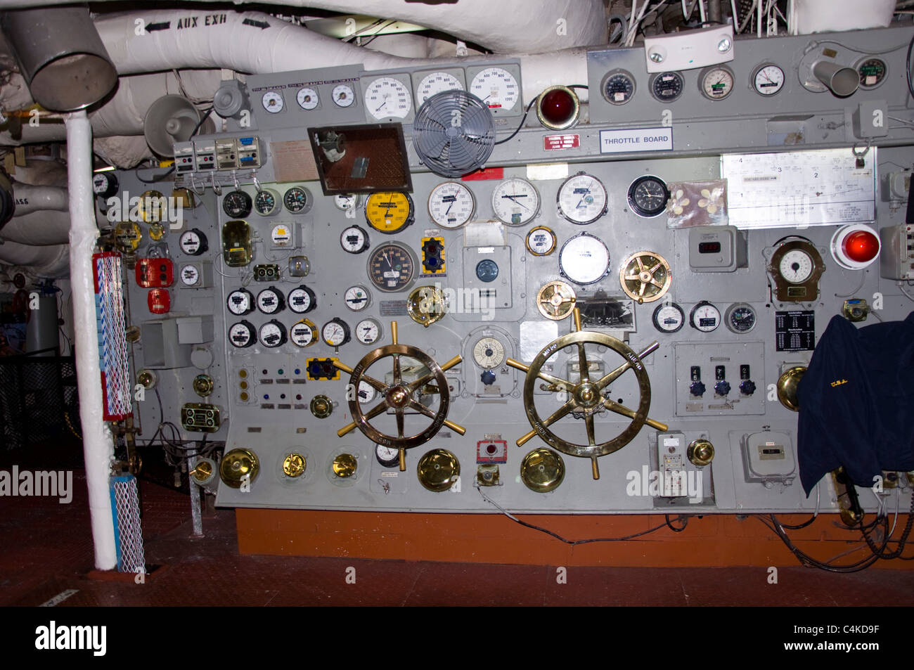 USS Midway Aircraft Carrier in San Diego, California, USA Stock Photo