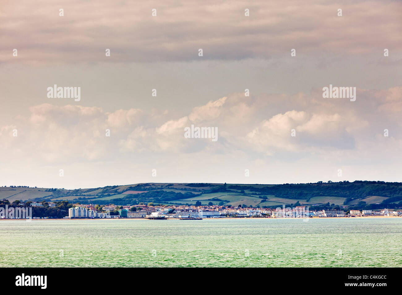 Sandown seafront, Isle of Wight, England, UK Stock Photo