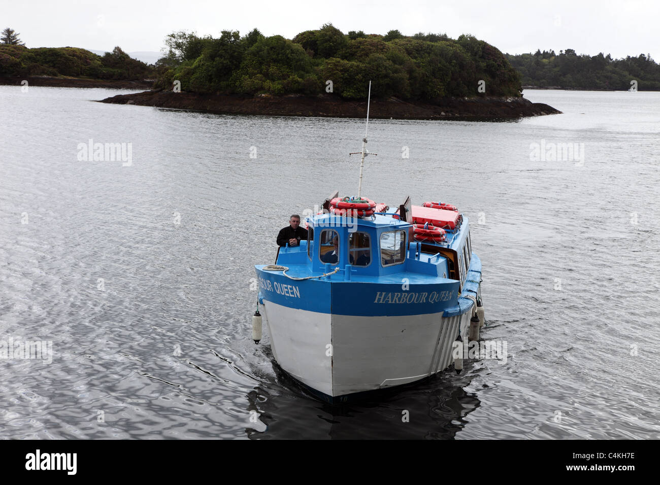 Harbour Queen, ferry to Garinish Island, Glengarriff, Co. Cork, Ireland Stock Photo