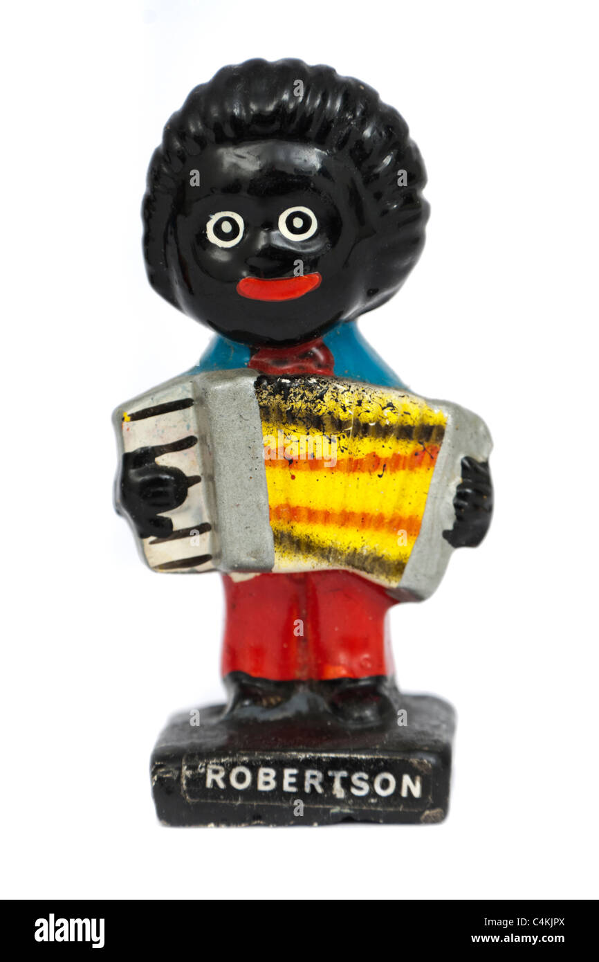 Vintage promotional Golliwogg figurine by James Robertson & Son, the British jam manufacturer