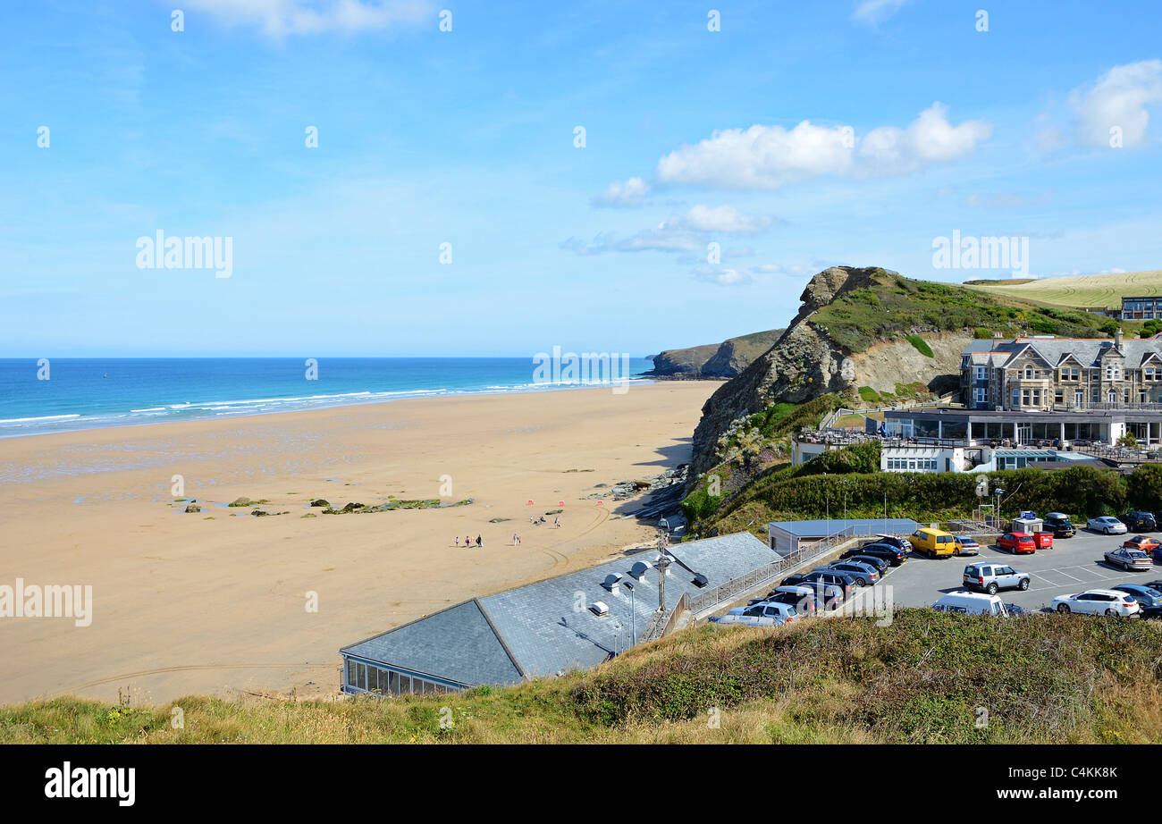 Watergate bay near Newquay in Cornwall, UK Stock Photo Alamy