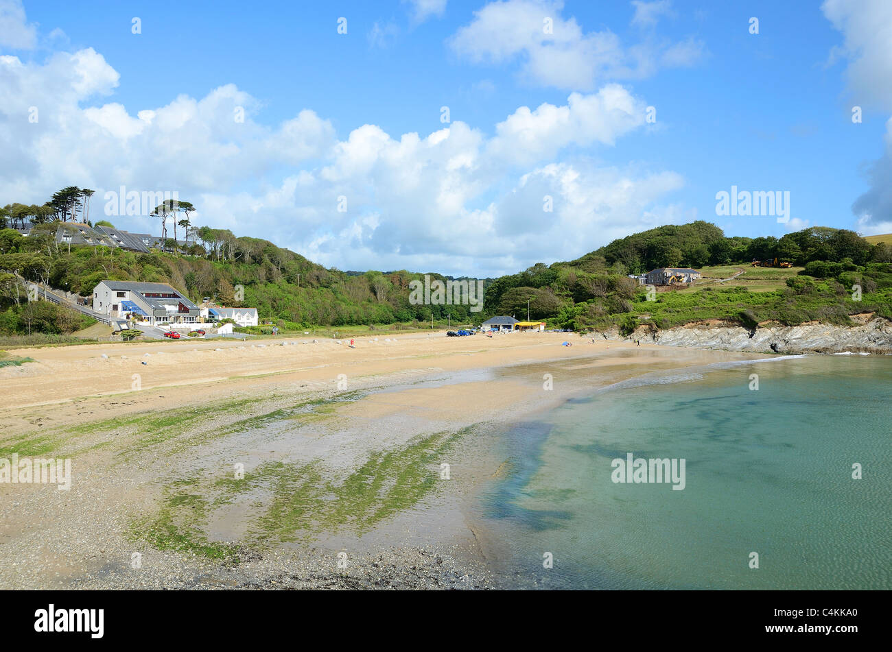 Maenporth beach near Falmouth in Cornwall, UK Stock Photo