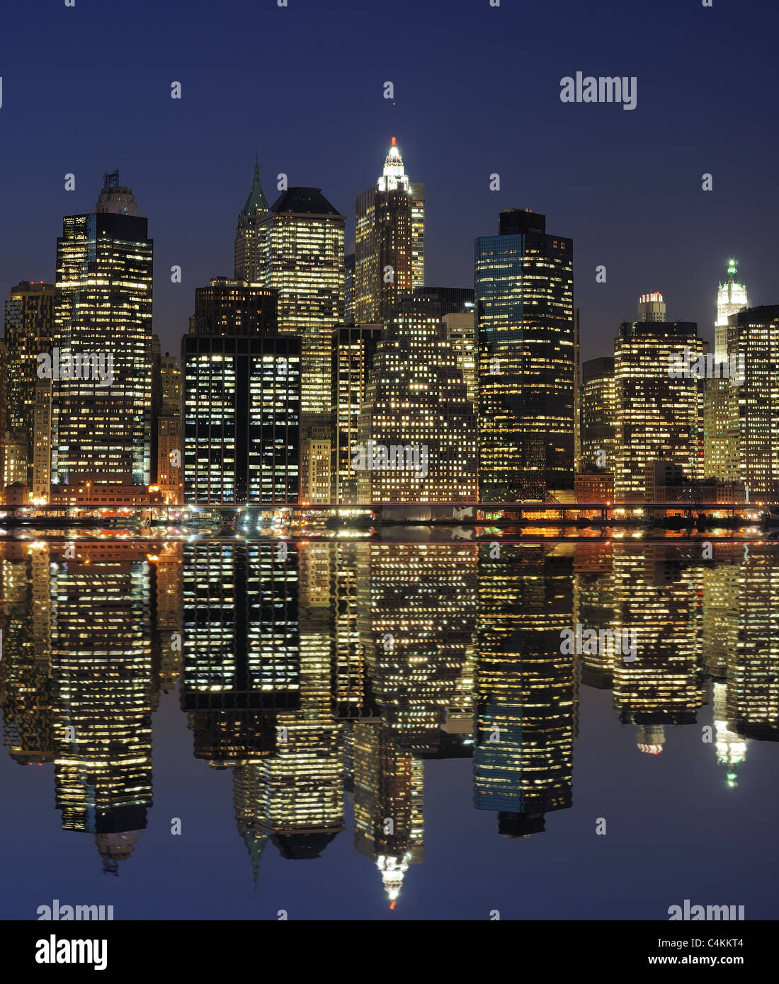 High rises along Lower Manhattan in New York City Stock Photo - Alamy