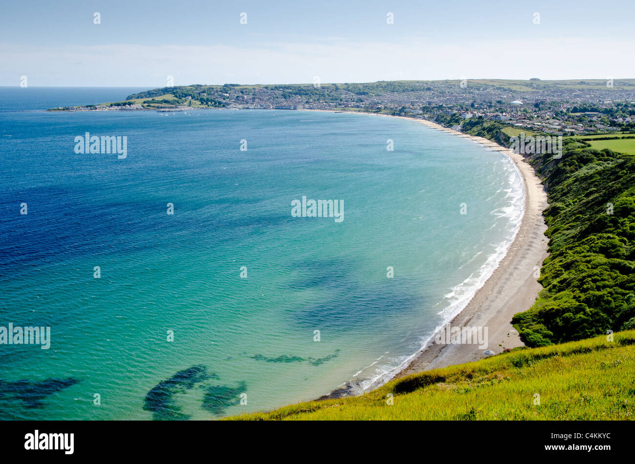 Swanage bay with groyne dorset hires stock photography and images Alamy