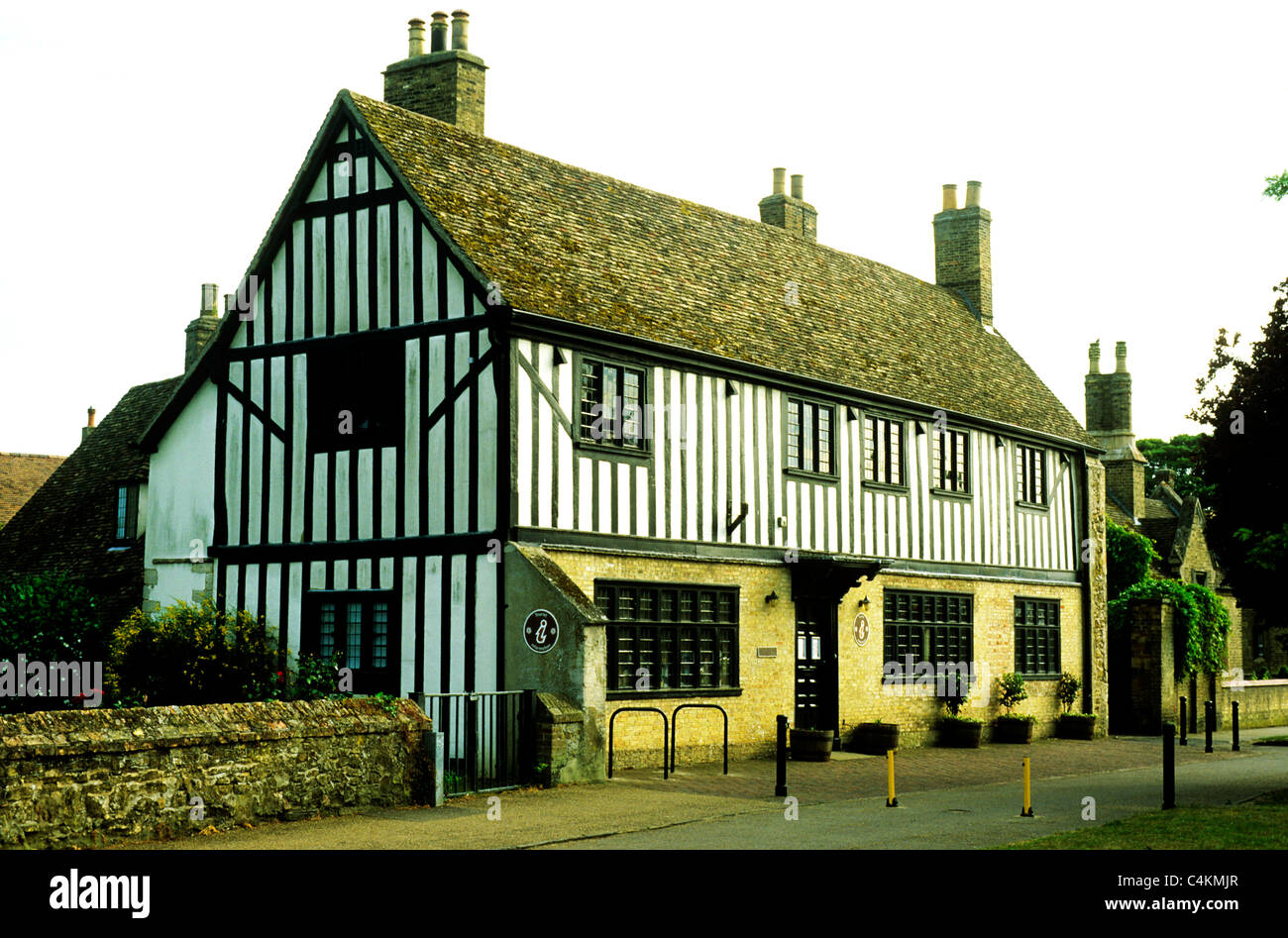 Ely, Cambridgeshire, Oliver Cromwell's House, Tourist Information Centre, TIC England UK Cromwell 17th century half timbered Stock Photo