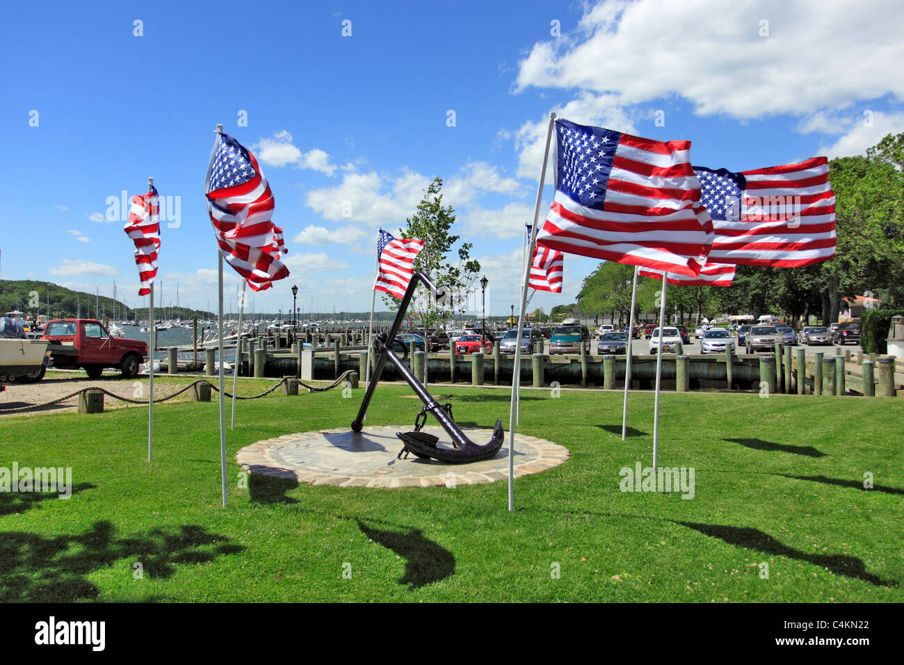 Nautical marina village green usa monument hires stock photography and