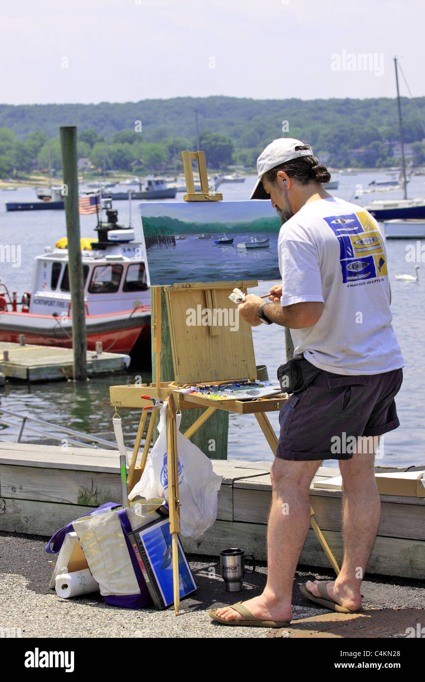 Painter painting northport art hires stock photography and images Alamy