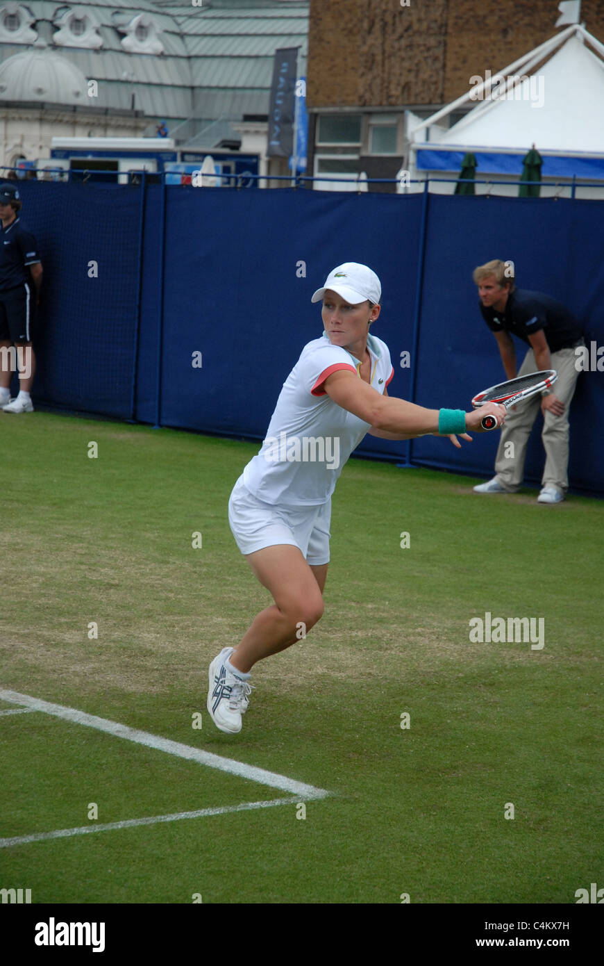 Sam Stosur at the Aegon International Tennis Tournament 2011, Eastbourne, GB. Stock Photo