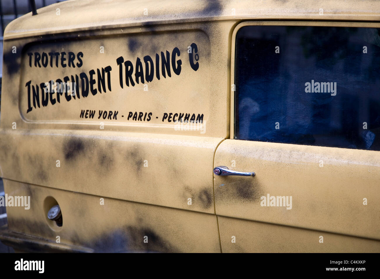 Trotters Independent Trading Replica Car from 'Only Fools and Horses' - UK Stock Photo