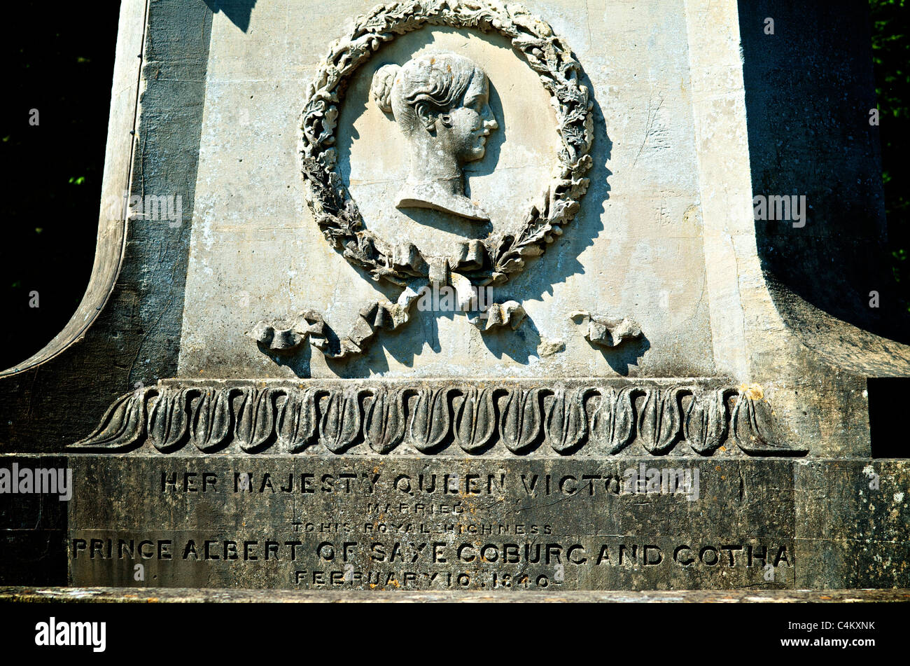 Queen Victoria, Victoria Park Bath Somerset Stock Photo - Alamy
