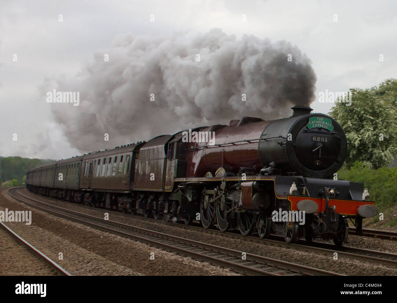 Princess Elizabeth Pacific Steam Engine - Princess Royal Class Stock Photo