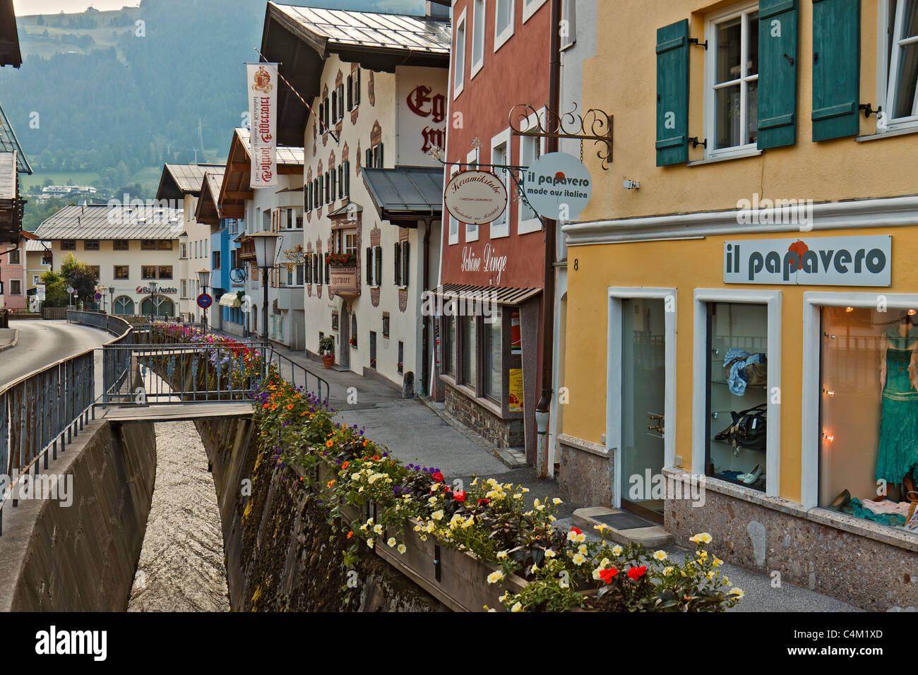 Austria kitzbuhel shopping street hi-res stock photography and images -  Alamy