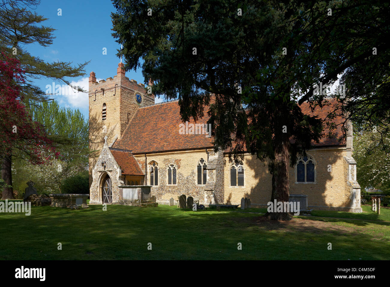 Great Britain England Essex Wormingford St Andrews Parish Church Stock Photo