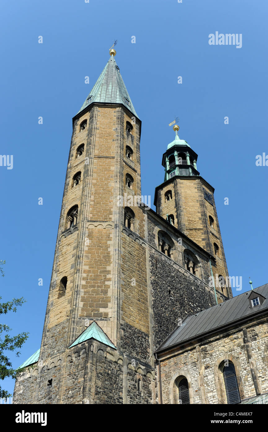 Marktkirche Goslar Lower Saxony Germany Deutschland Stock Photo