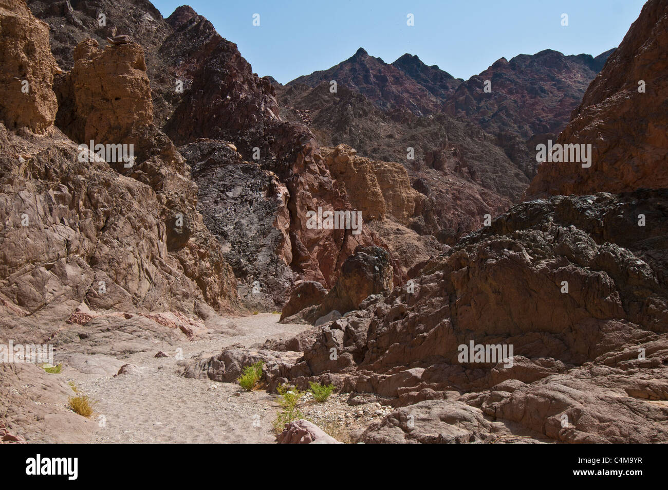 Eilat Mts.Nature reserve,Arabah Valley ,Great Rift Valley ,Israel Stock ...