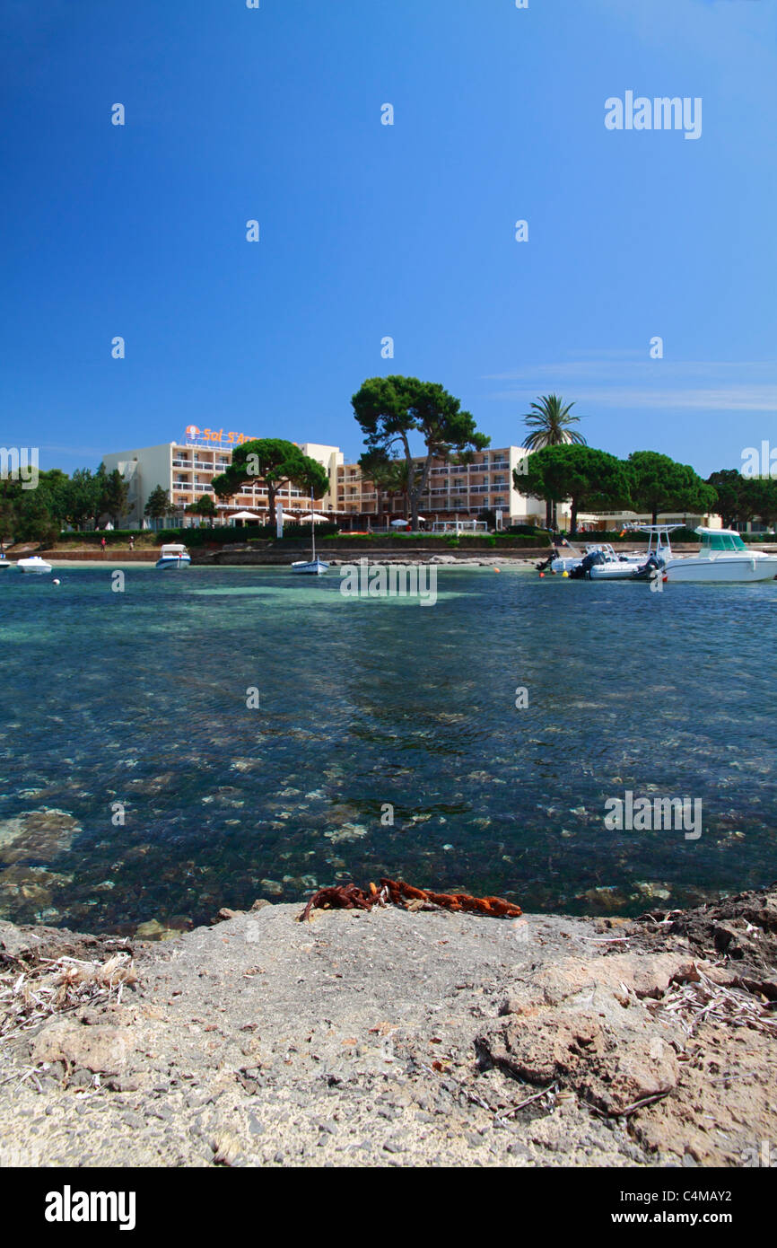 Partial view of the S´argamassa beach, Ibiza, Spain Stock Photo - Alamy