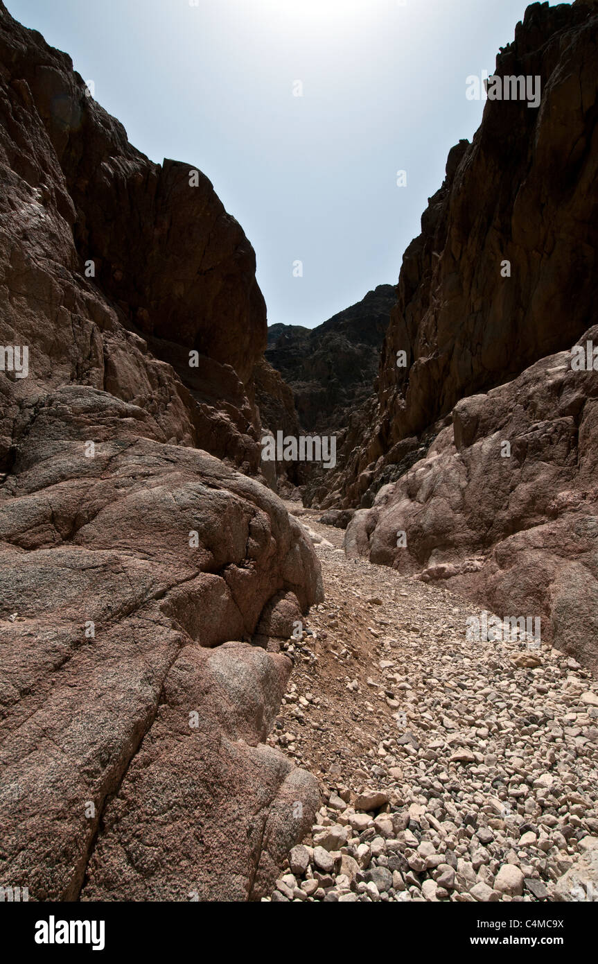 Eilat Mts.Nature reserve,Arabah Valley ,Great Rift Valley ,Israel Stock Photo