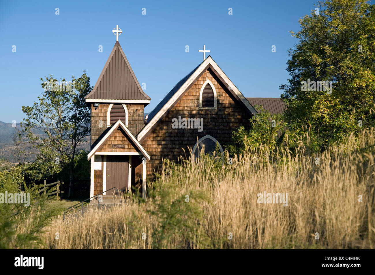 St. Peters Church by Kamloops Stock Photo