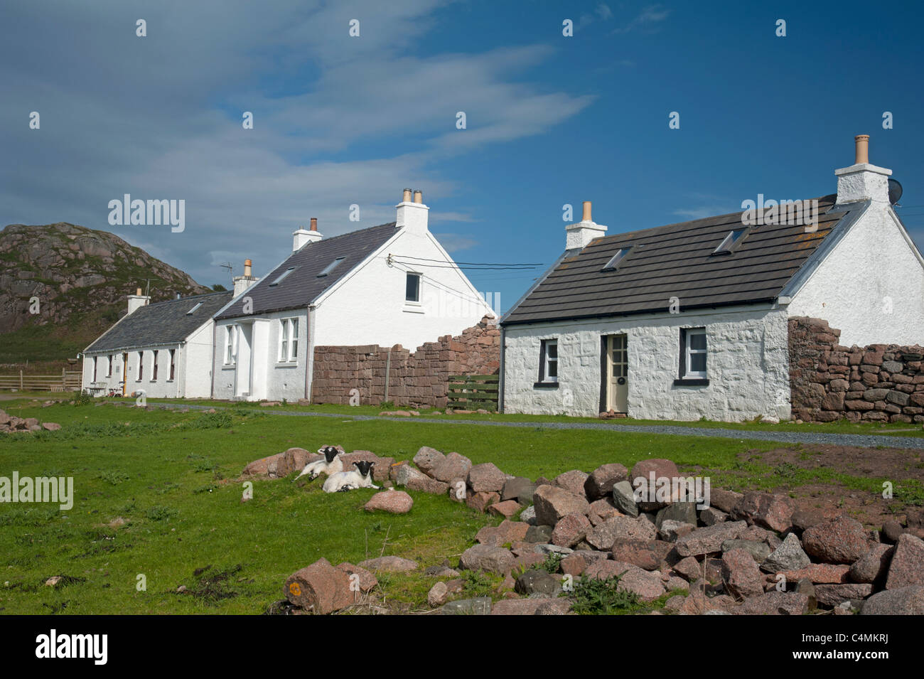 The quiet coastal hamlet of Kintra, Isle of Mull, Argyll, Scotland. SCO