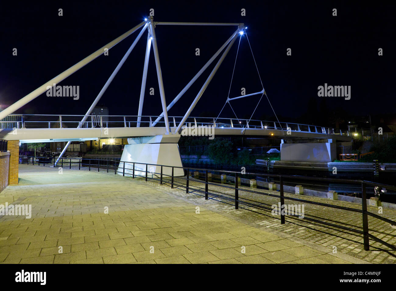 Norwich Riverside Bridge Footbridge norwich riverside hi-res stock photography and images - Alamy