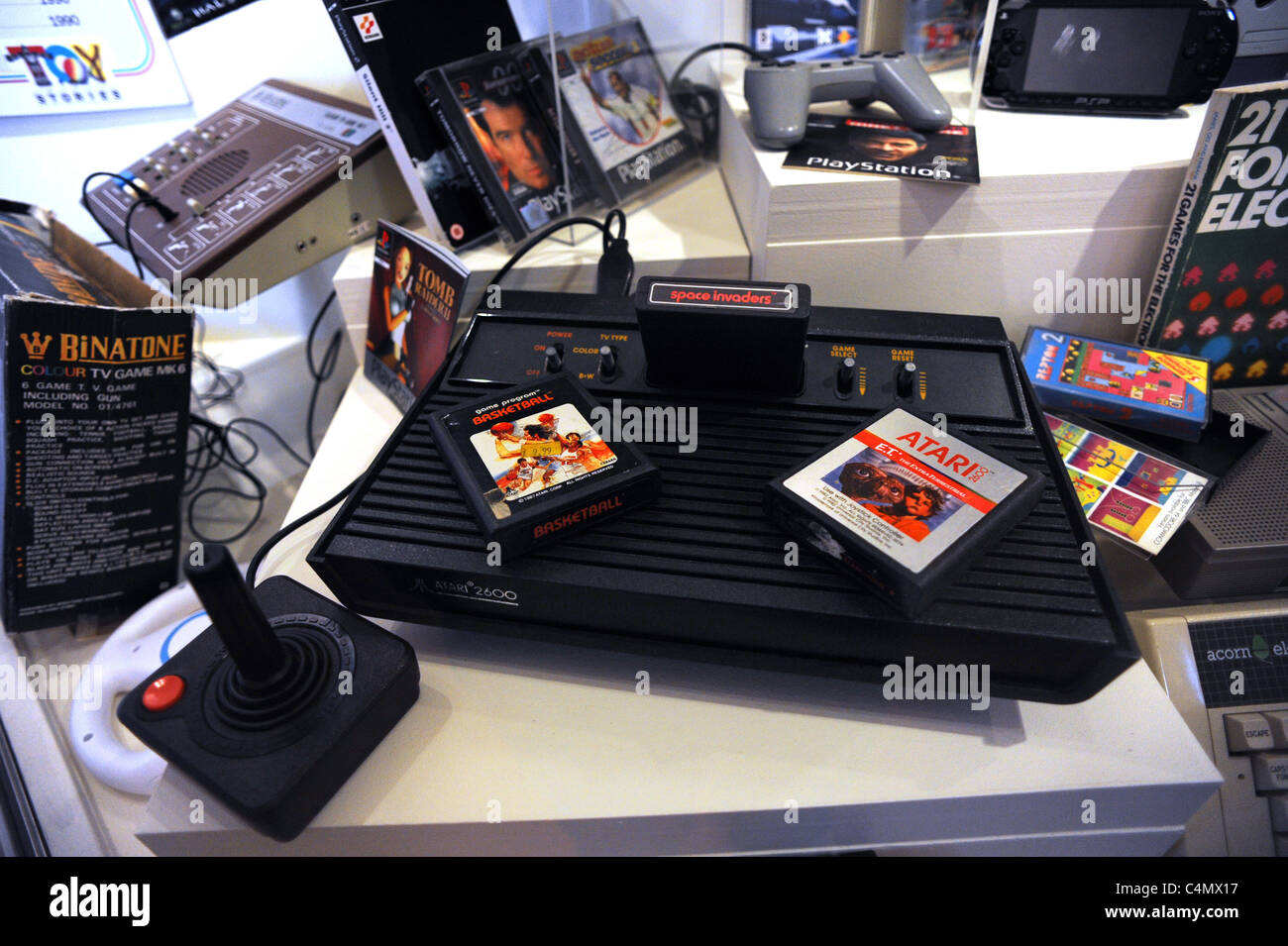 An original Atari video games console Stock Photo