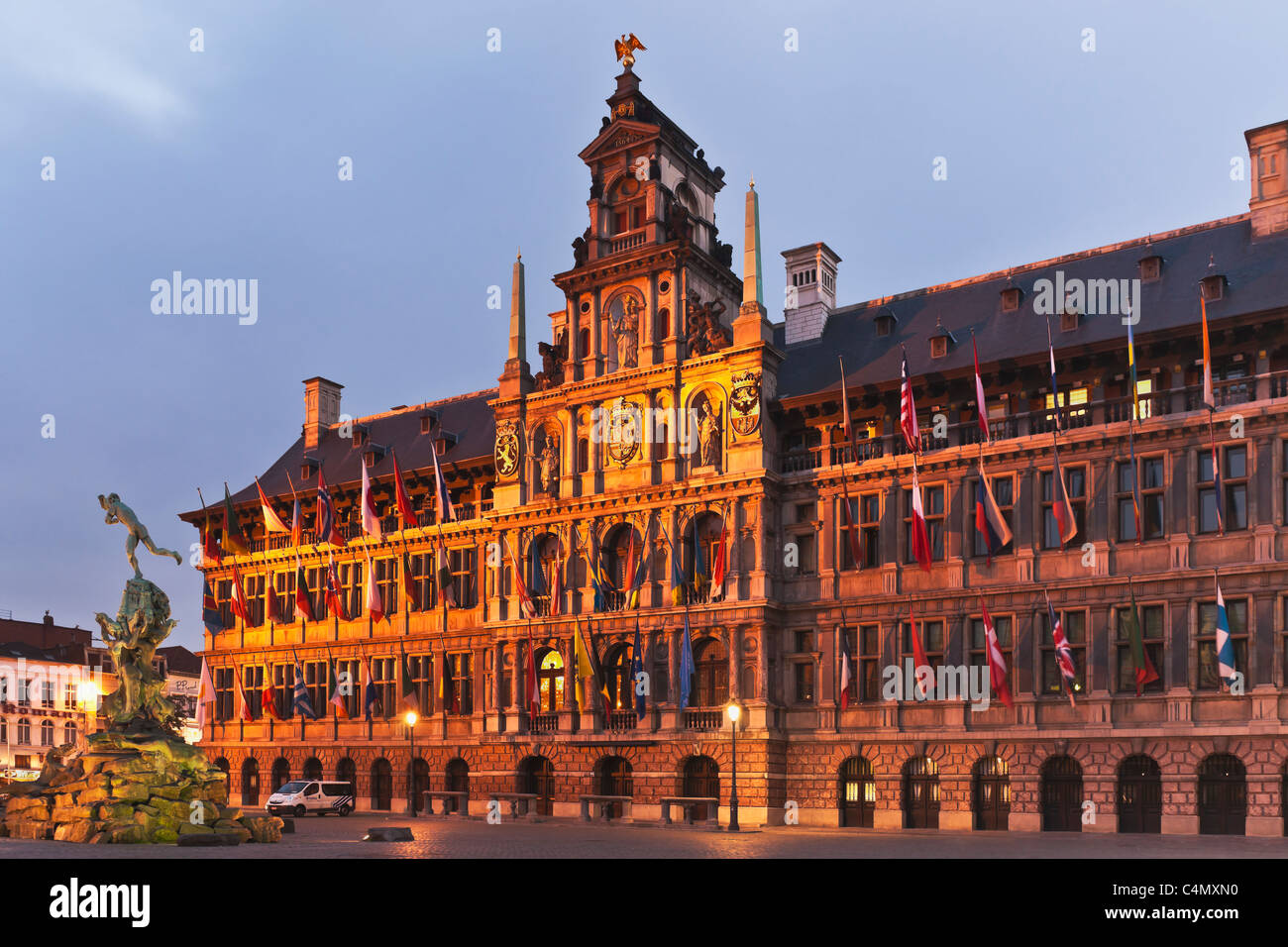 Rathaus Antwerpen town hall Antwerp Stock Photo Alamy