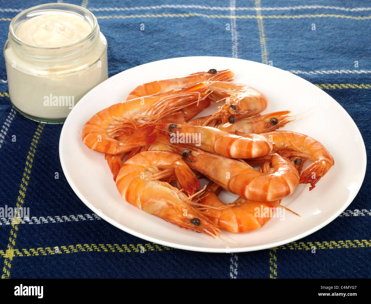 Cooked King Prawns In Shells High Resolution Stock Photography And Images Alamy