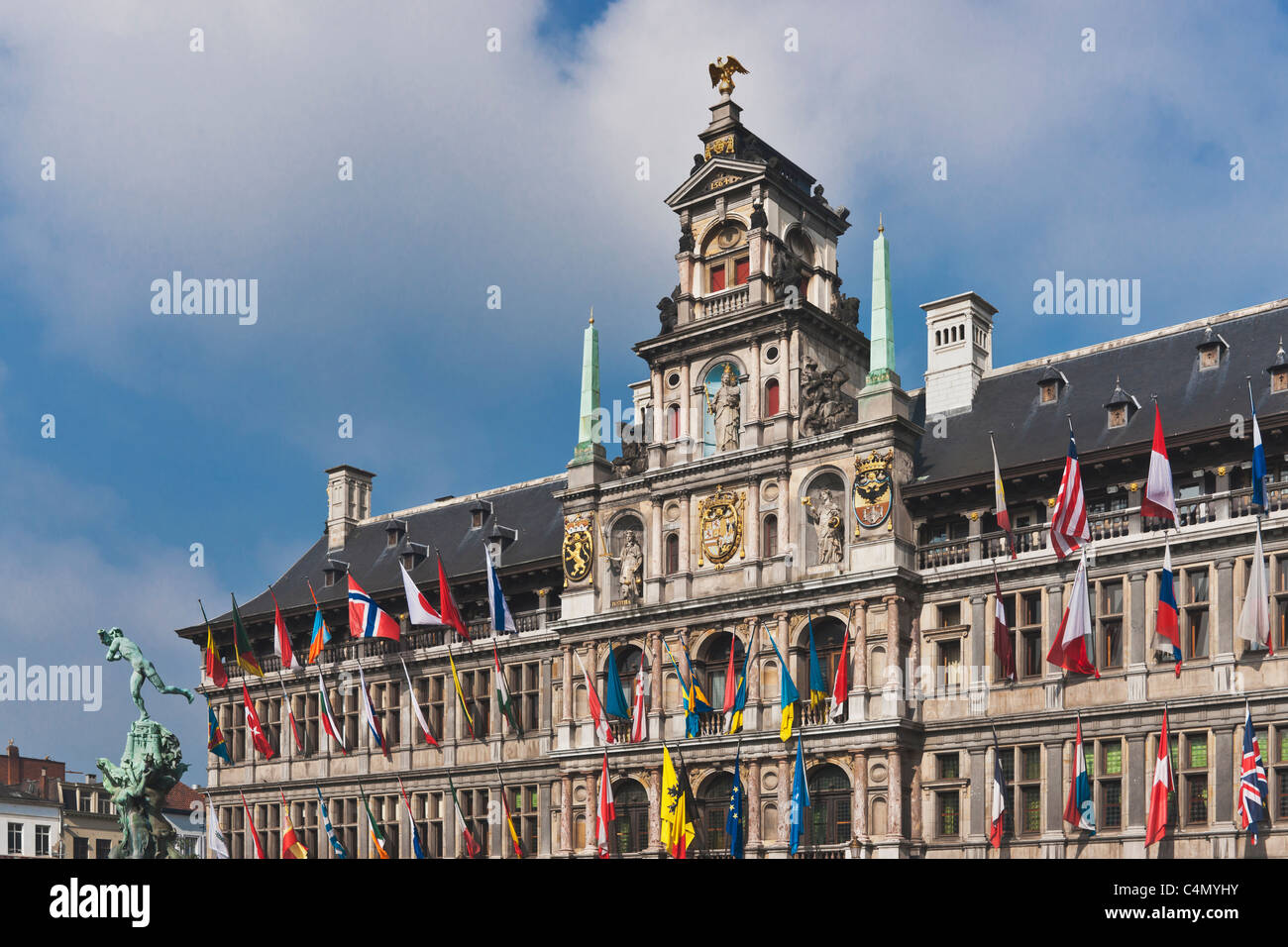 Rathaus Antwerpen town hall Antwerp Stock Photo Alamy