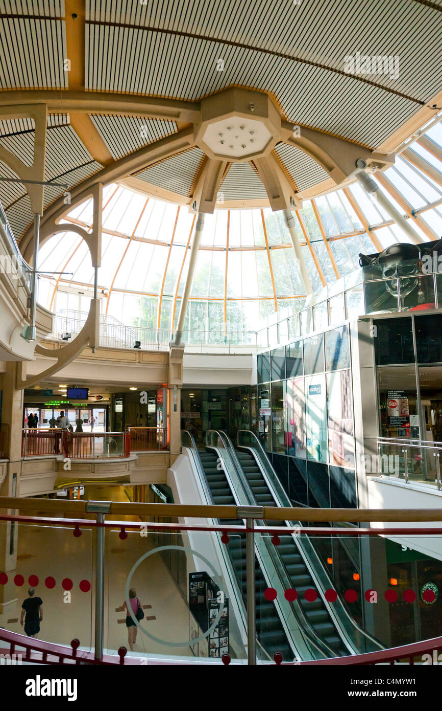 inside the Castle Shopping Mall in Norwich, UK Stock Photo Alamy