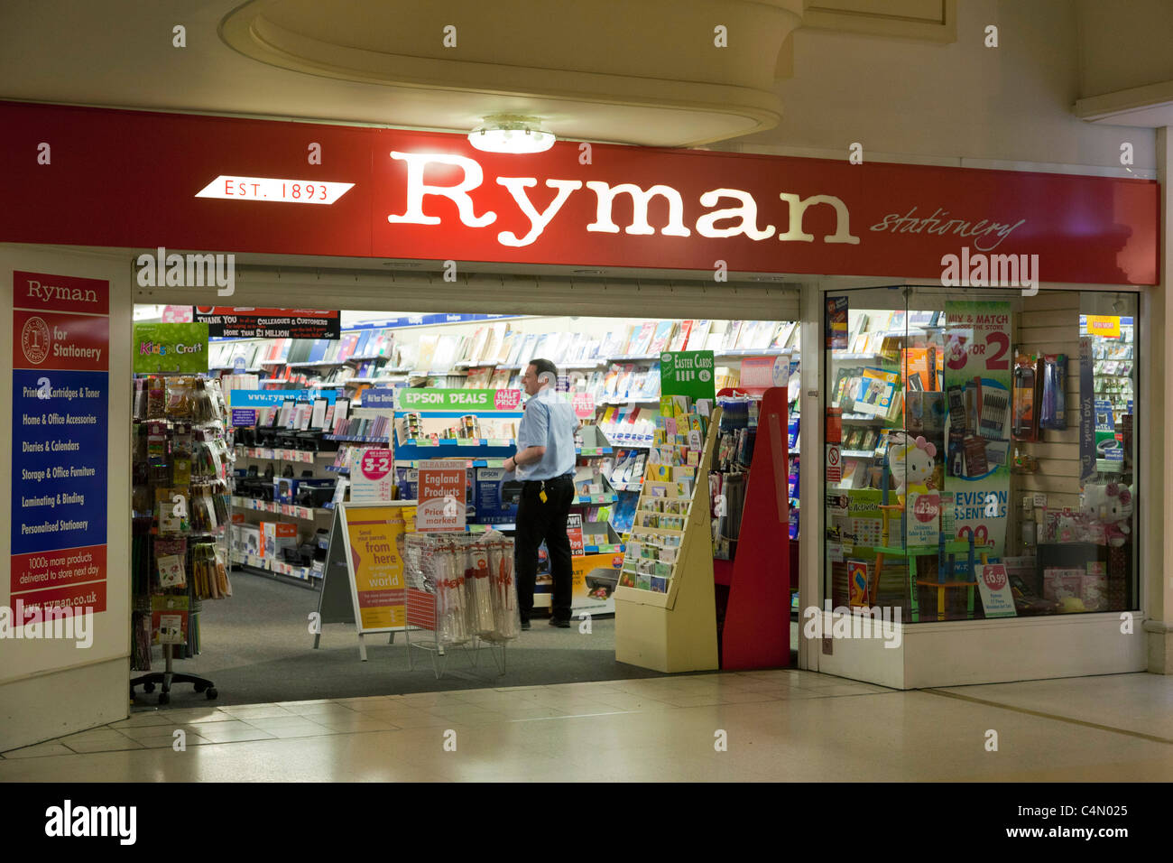 Ryman stationery store in UK Stock Photo