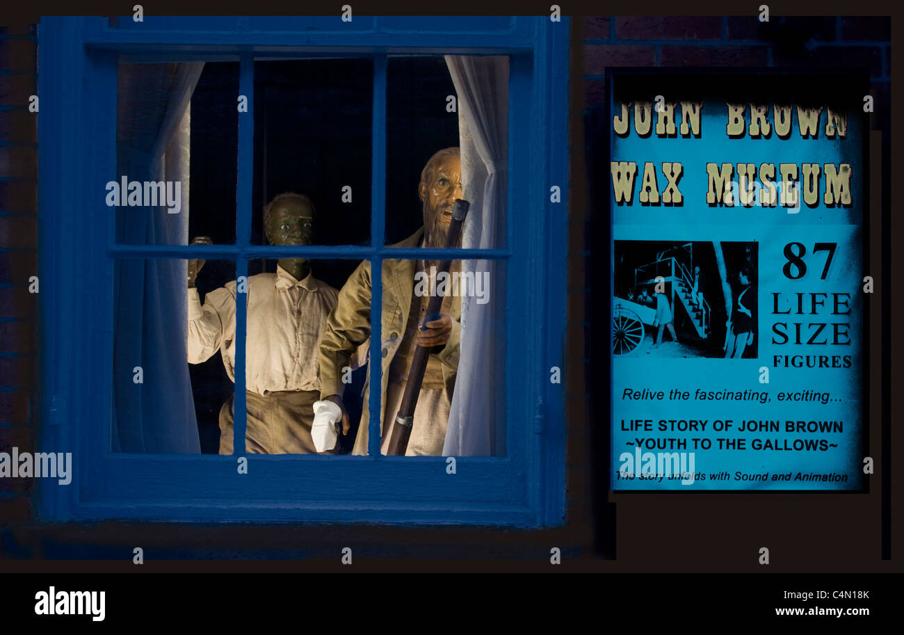 .John Brown Wax Museum in Harpers Ferry, West Virginia, has information