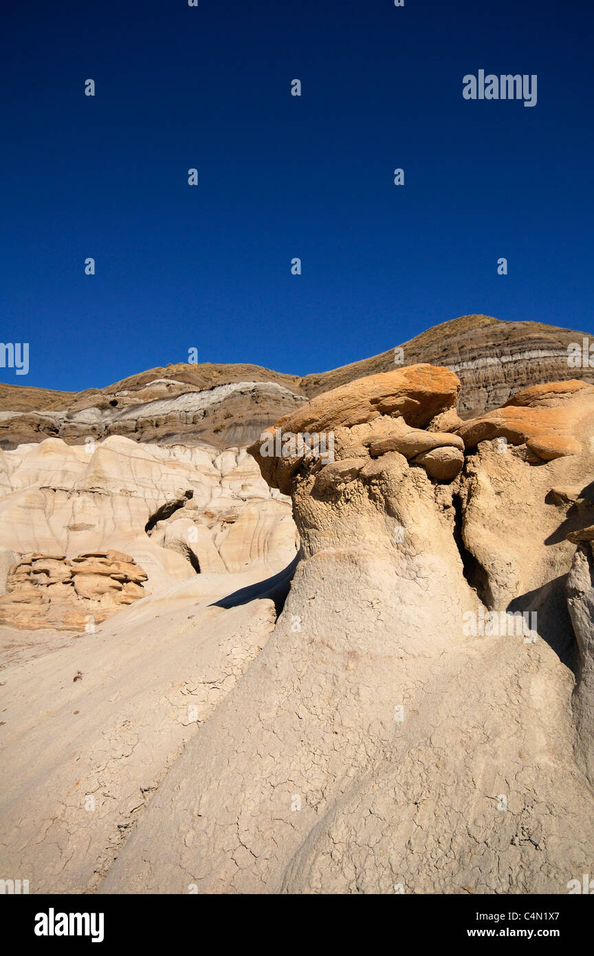 Alberta Hoodoo landscape Stock Photo - Alamy