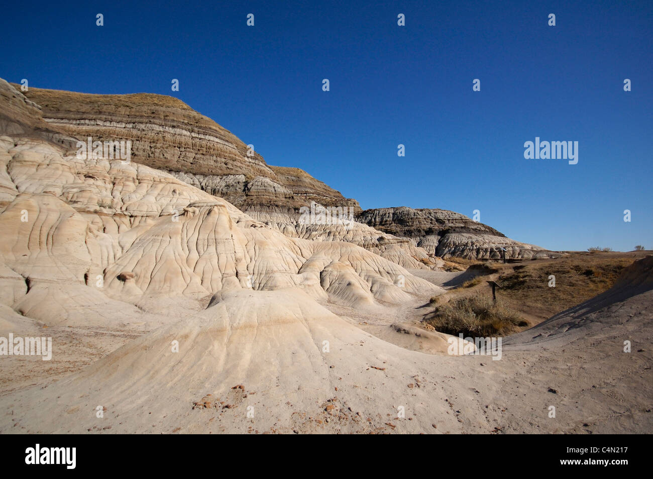 Drumheller Valley badlands Stock Photo