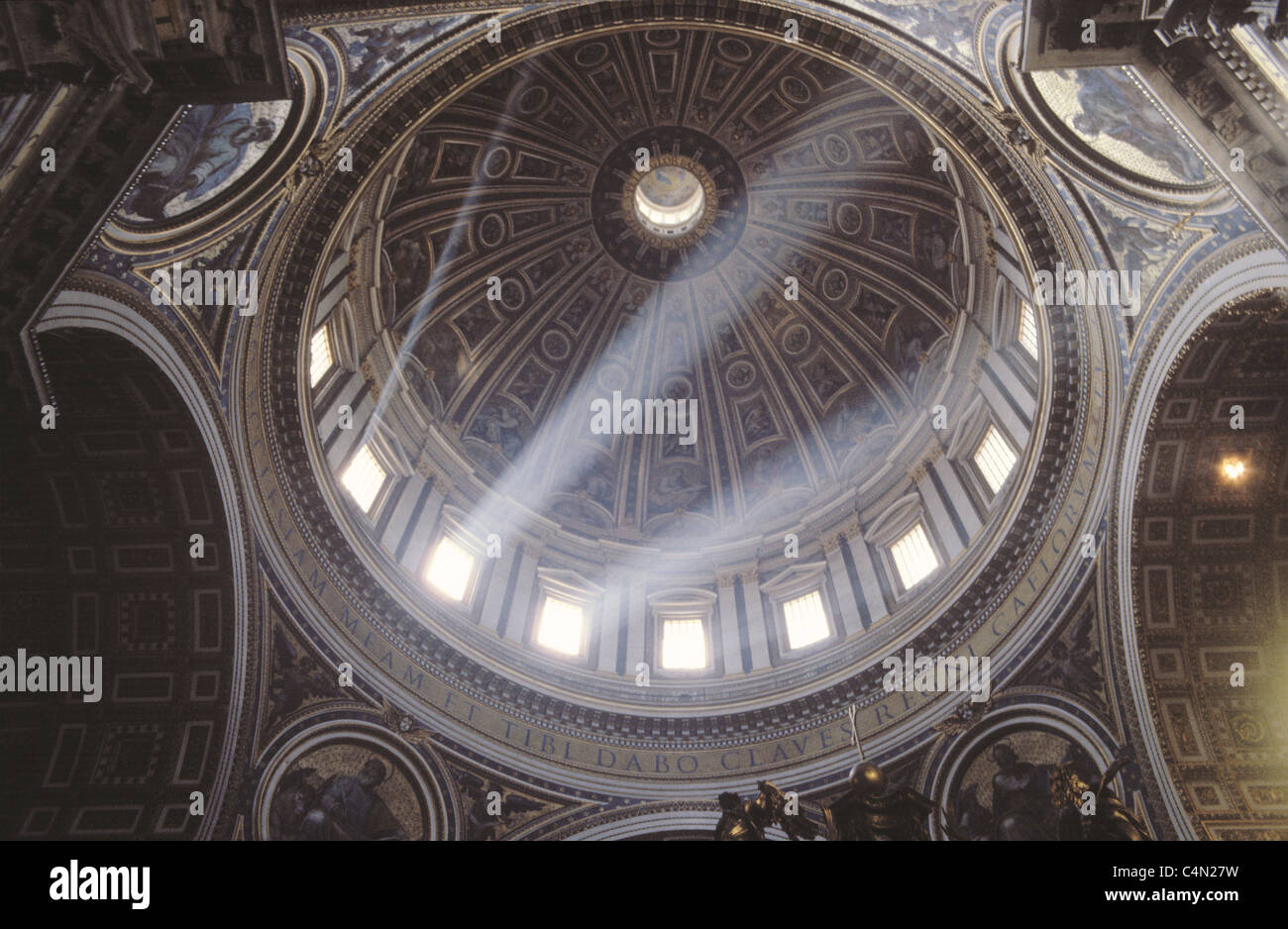 St. Paul's Cathedral Dome, Interior View Stock Photo