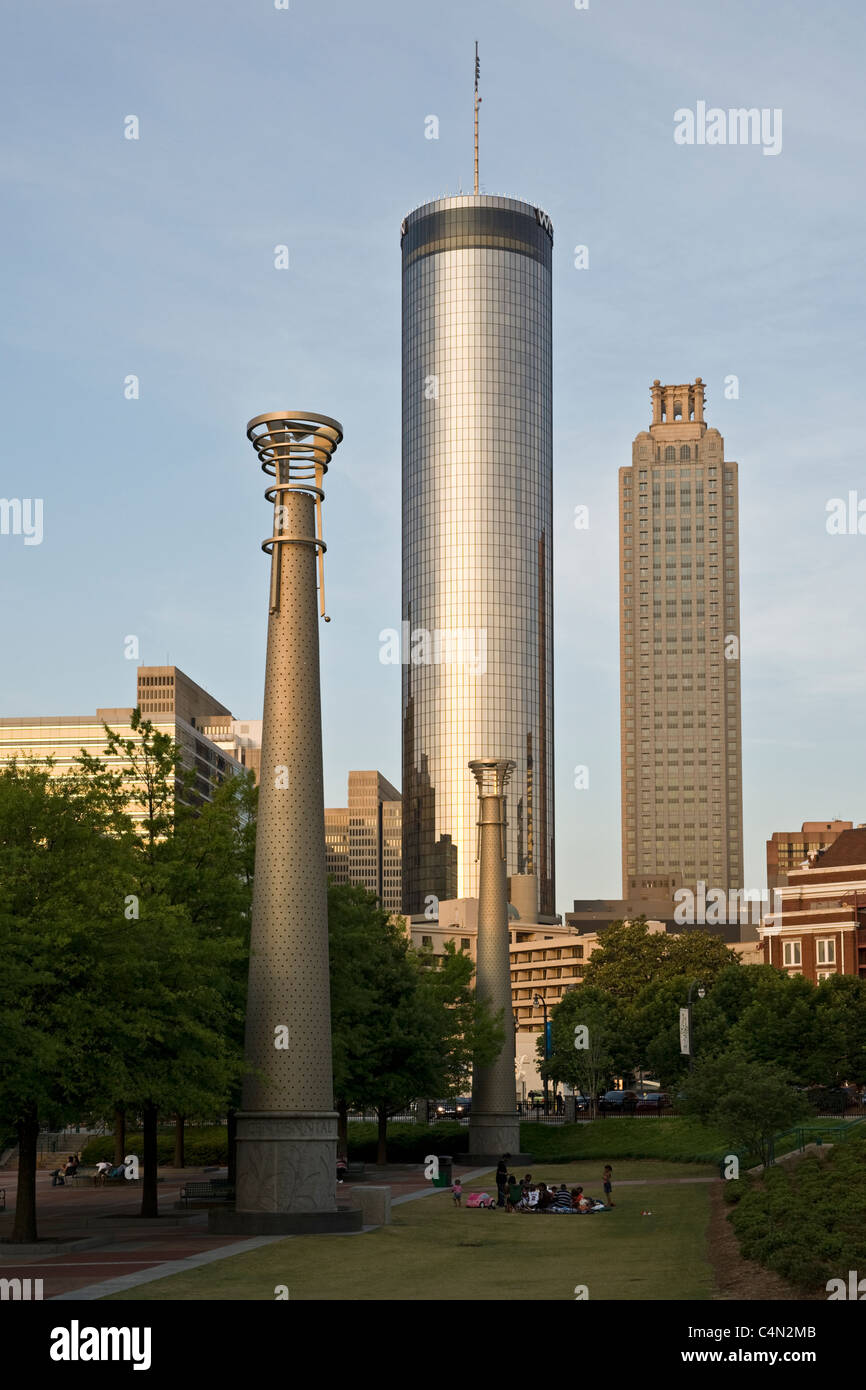 Centennial Olympic Park in downtown Atlanta, Georgia Stock Photo - Alamy