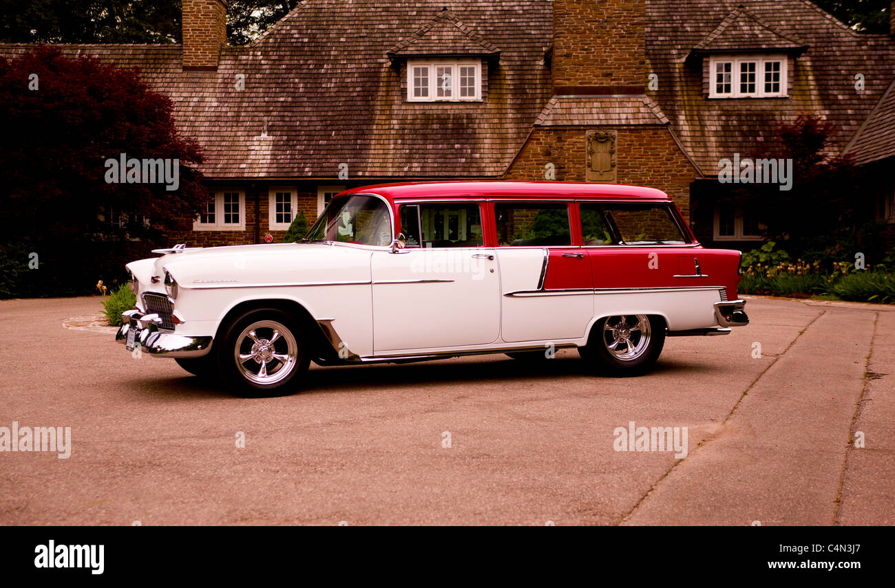 1955 Chevrolet Station Wagon Stock Photo