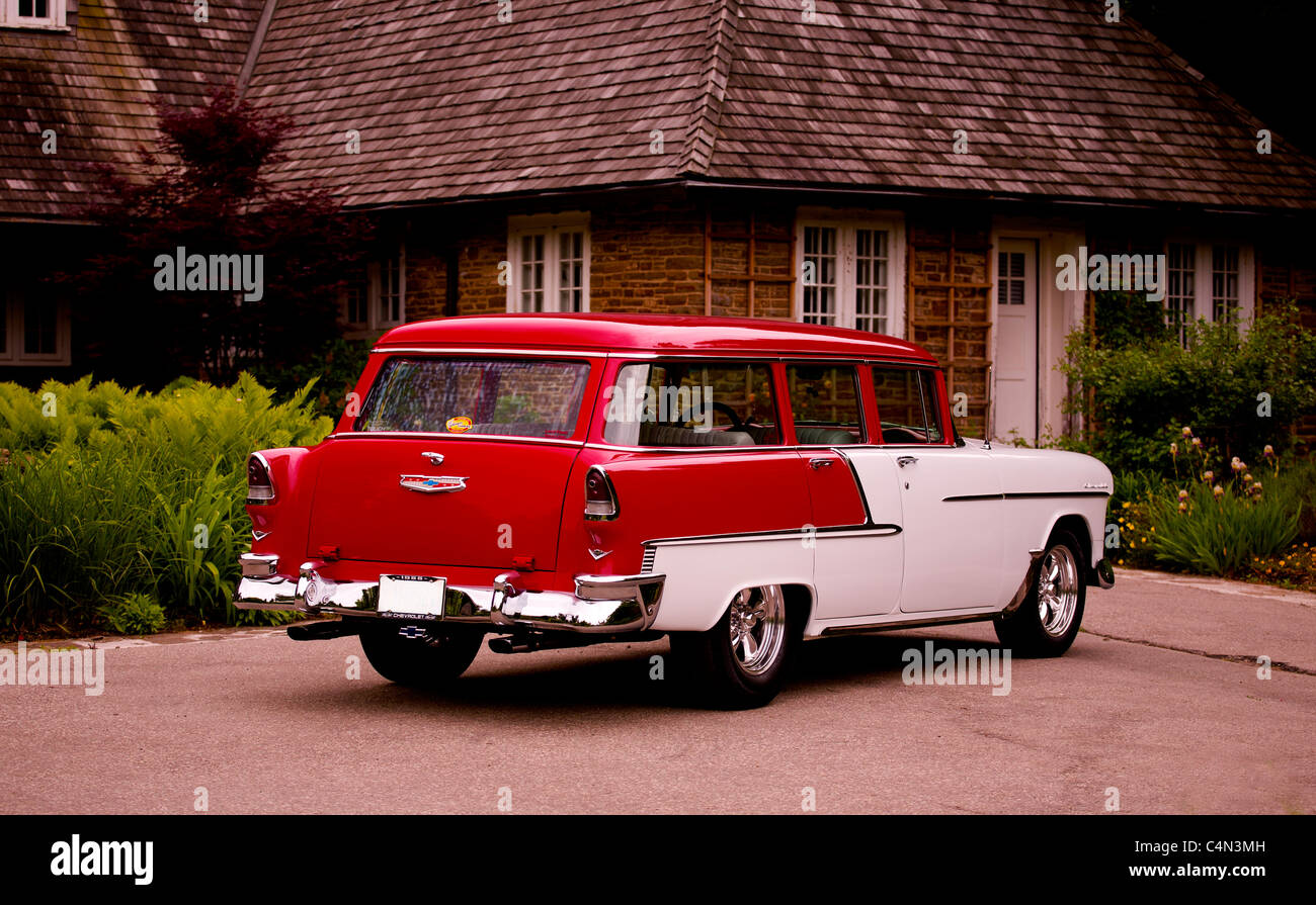 1955 Chevrolet Station Wagon Stock Photo