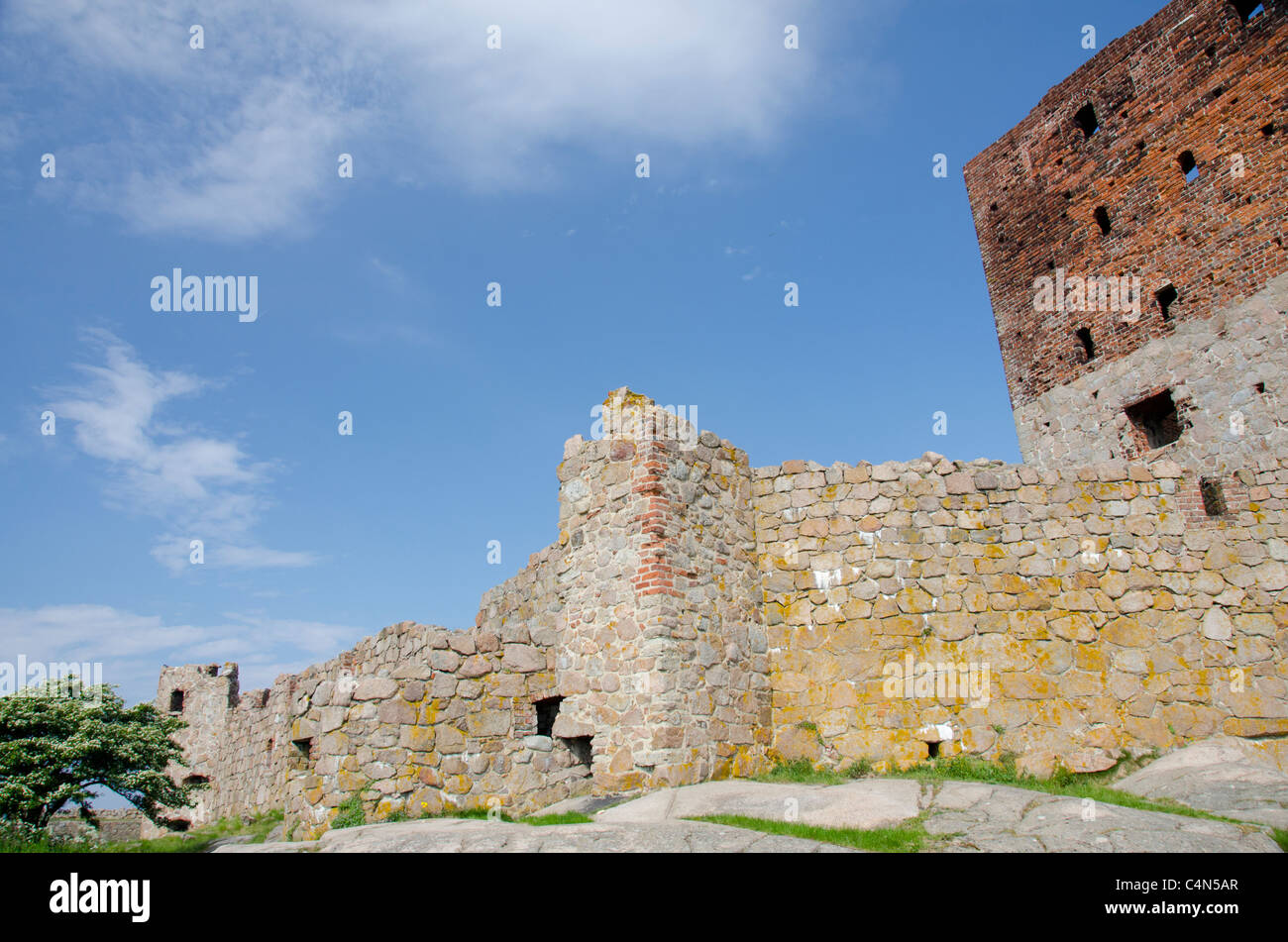 Hammershus castle ruin bornholm hires stock photography and images Alamy
