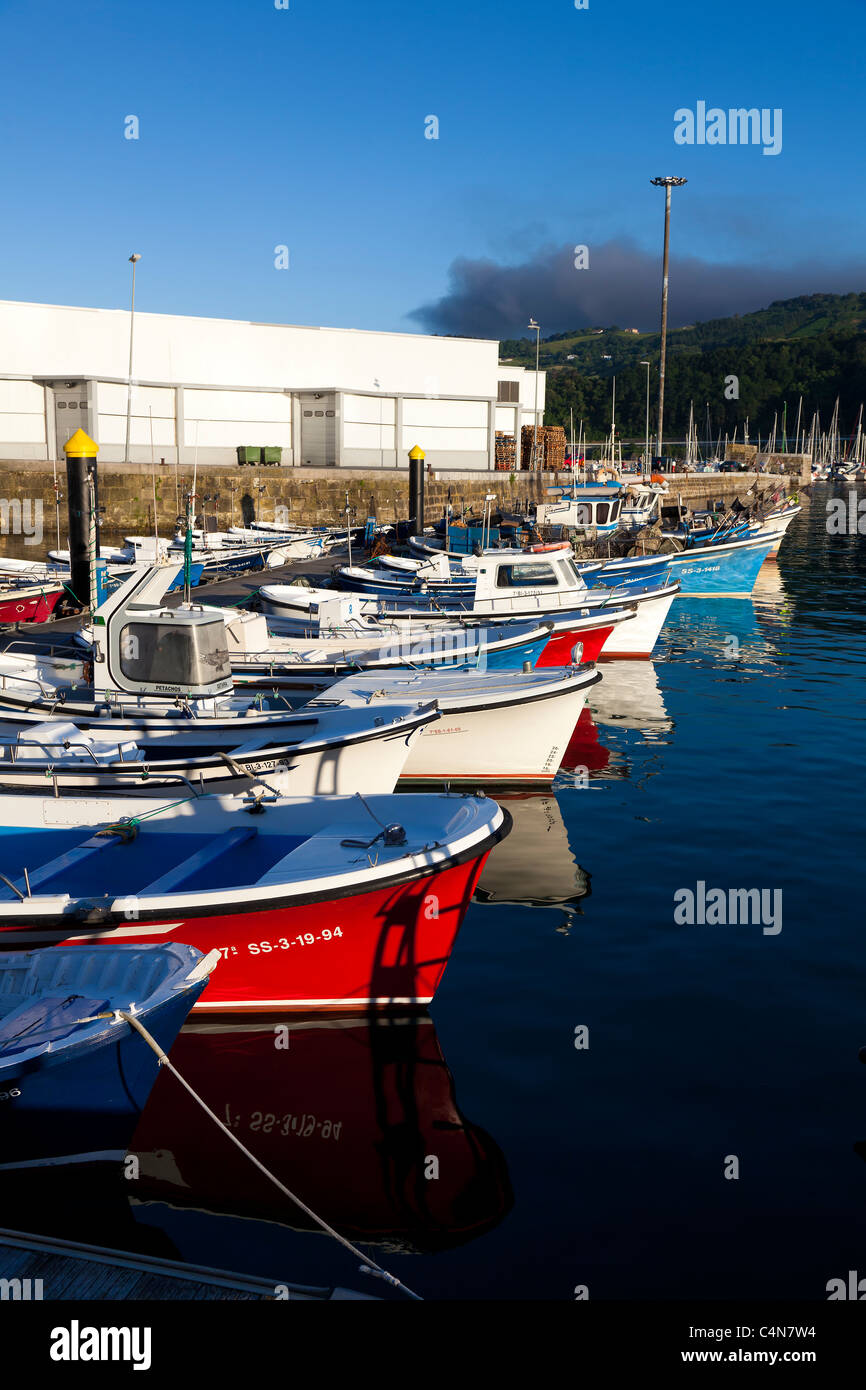 Port of Getaria, Gipuzkoa, Spain Stock Photo