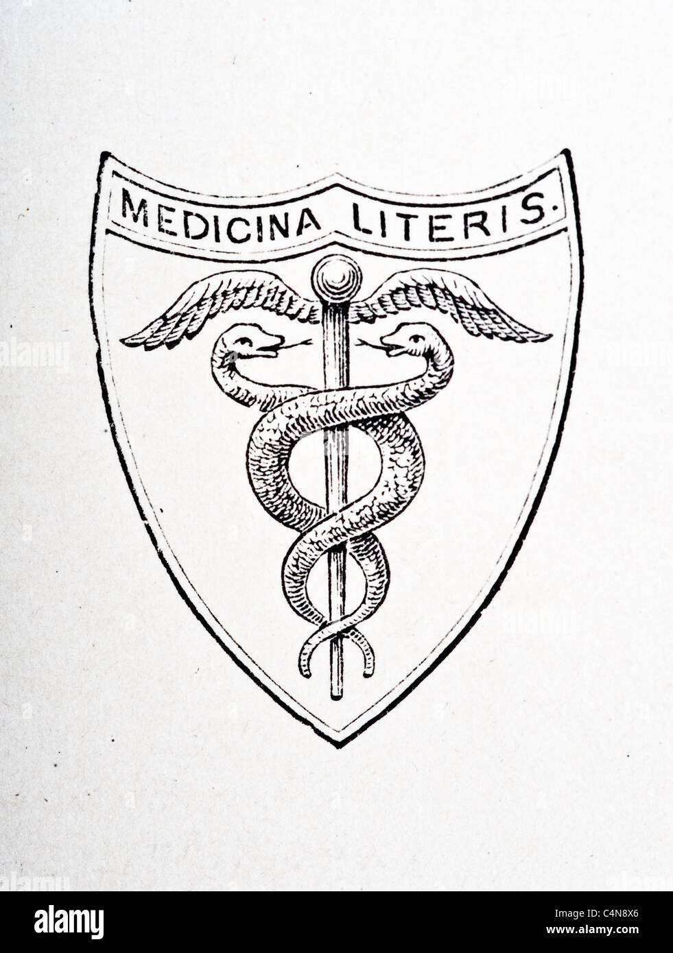 Caduceus | Medicina Literis Stock Photo