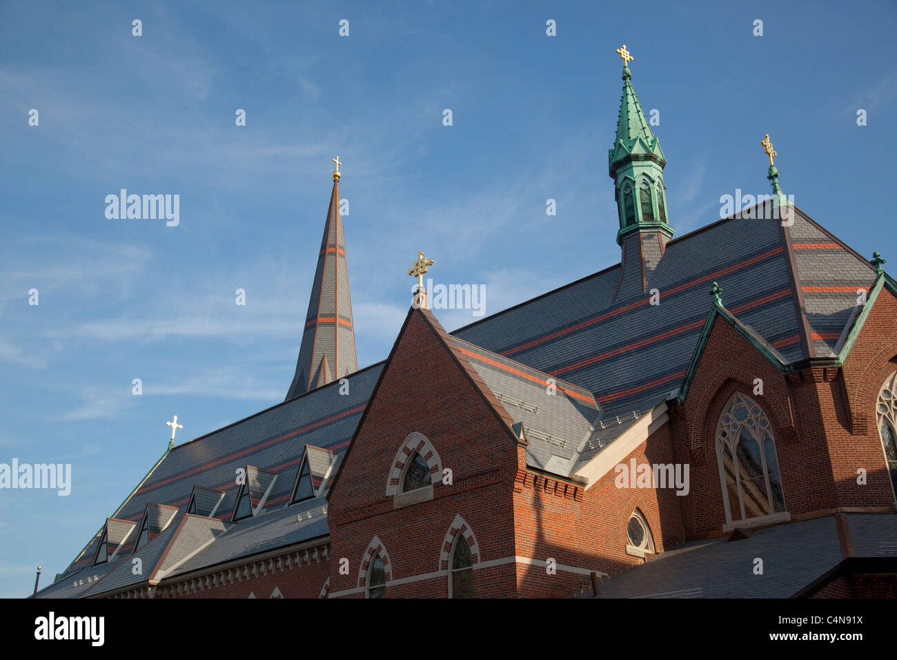 Saint Joseph Cathedral in Manchester NH Stock Photo