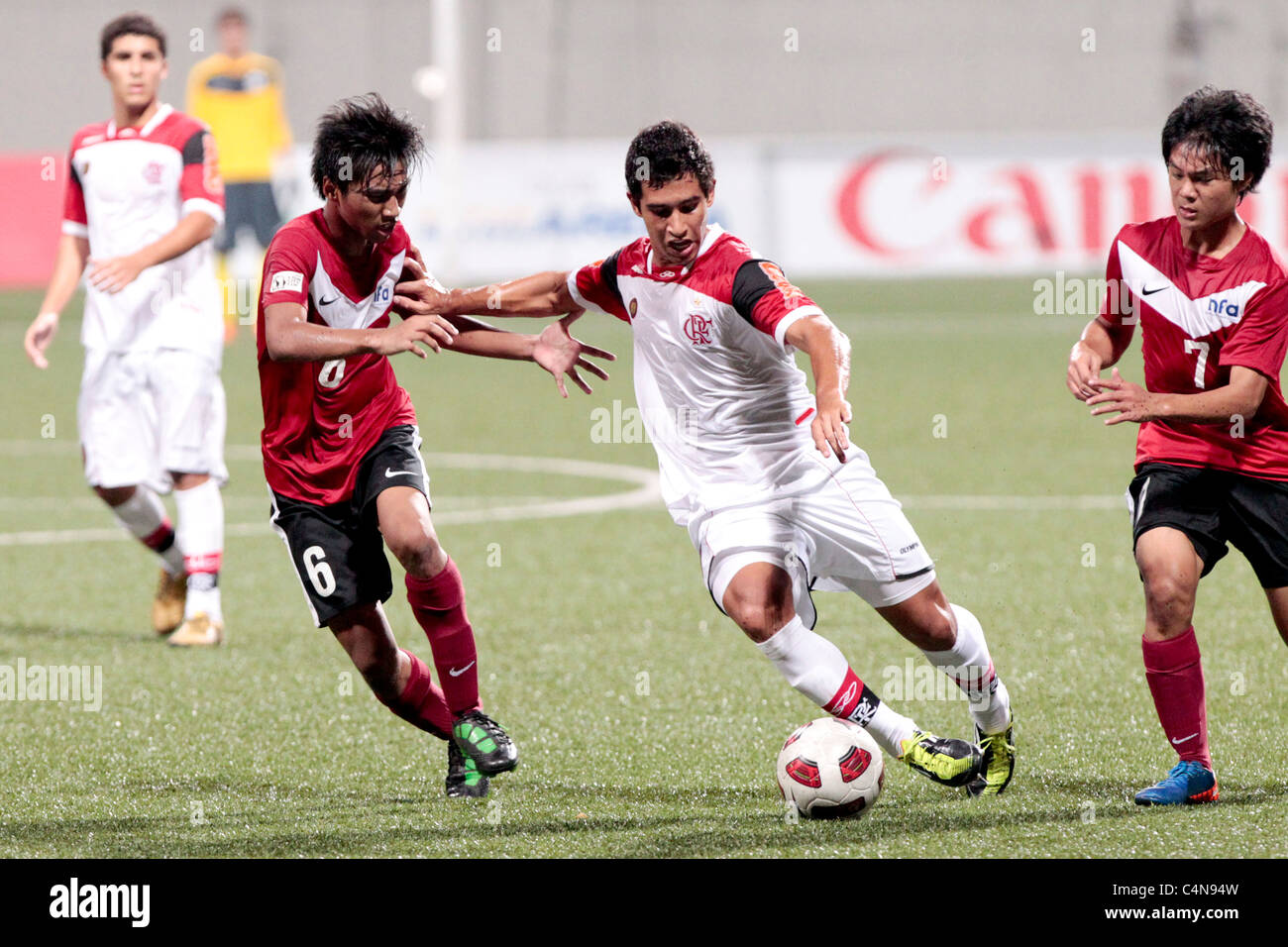 Pedro Fernandes Of Cr Flamengo U15 Center Holds Off The Challenge From Ammirul Mazlan Left During The 23rd Canon Lion City Cup Stock Photo Alamy Pedro Fernandes Of Cr Flamengo U15 Center Holds Off The Challenge From Ammirul Mazlan Left During The 23rd Canon Lion City Cup Stock Photo Alamy