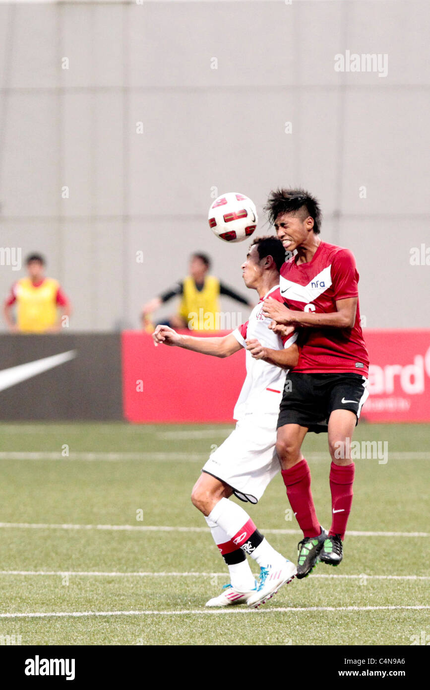Arlindo Neto Of Cr Flamengo U15 White And Iskandar Khairul Anuar Stock Photo Alamy