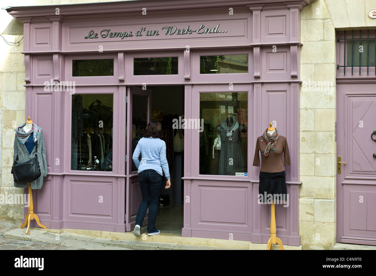 French clothes shop france hi-res stock photography and images - Alamy