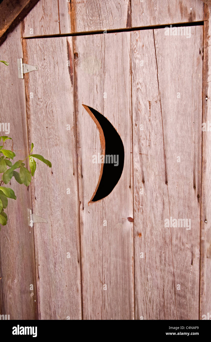 Outhouse moon hi-res stock photography and images - Alamy