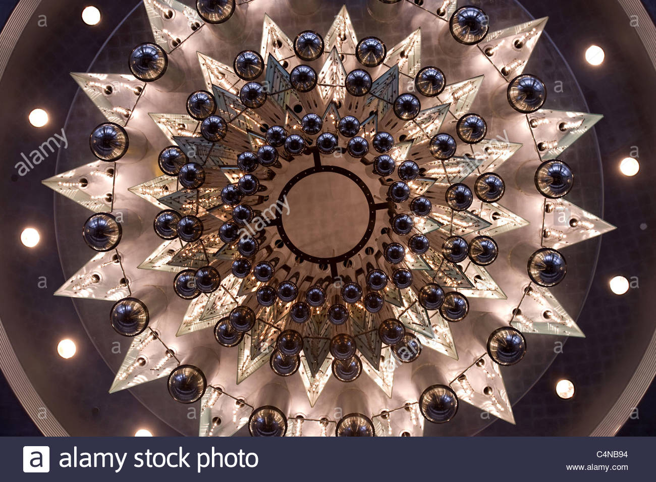 Malaysia, Kuala Lumpur, Petronas towers, ceiling light of the Stock ... Malaysia, Kuala Lumpur, Petronas towers, ceiling light of the Stock ...